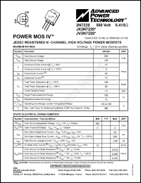 JX2N7228 datasheet: 500V, power MOS IV transistor JX2N7228