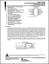 TPS2831DR datasheet:  SYNCHRONOUS-BUCK MOSFET DRIVER WITH DEAD TIME CONTROL TPS2831DR