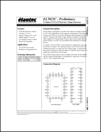 EL5825CR datasheet: 8-channel TFT-LCD reference voltage generator EL5825CR