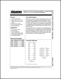 EL5227CR datasheet: 2.5MHz, 4-,8-,10-,12-channel rail to rail input-output buffer EL5227CR