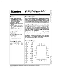 EL6280CL datasheet: Dual laser driver with APC amp. EL6280CL