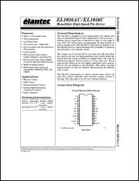 EL1056ACM datasheet: Monolithic high-speed pin driver EL1056ACM