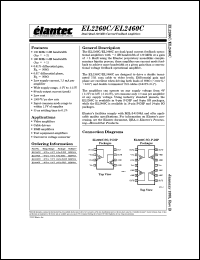 EL2260CN datasheet: Dual/quad 130MHz current feedback amplifier EL2260CN