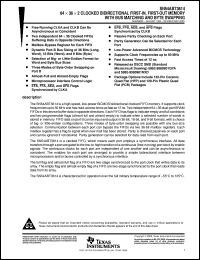 SN54ABT3614HFP datasheet:  64 X 36 X 2 SYNCHRONOUS BIDIRECTIONAL FIFO MEMORY WITH BUS MATCHING SN54ABT3614HFP