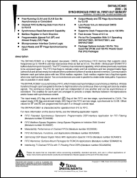 SN74ALVC3651-10PQ datasheet:  2048 X 36 3.3-V SYNCHRONOUS FIFO MEMORY SN74ALVC3651-10PQ