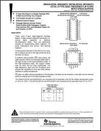 SNJ54ALS374AW datasheet:  OCTAL D-TYPE EDGE TRIGGERED FLIP-FLOPS WITH 3-STATE OUTPUTS SNJ54ALS374AW