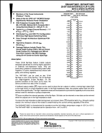 SN74ABT16821DL datasheet:  20-BIT BUS INTERFACE FLIP-FLOPS WITH 3-STATE OUTPUTS SN74ABT16821DL