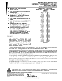 SN74AHCT16374DL datasheet:  16-BIT EDGE-TRIGGERED D-TYPE FLIP-FLOPS WITH 3-STATE OUTPUTS SN74AHCT16374DL