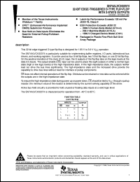 SN74ALVCH32374GKE datasheet:  32-BIT EDGE-TRIGGERED D-TYPE FLIP-FLOP WITH 3-STATE OUTPUTS SN74ALVCH32374GKE