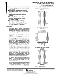 SN74AS823ANT datasheet:  9-BIT BUS-INTERFACE FLIP-FLOPS WITH 3-STATE OUTPUTS SN74AS823ANT