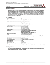 M30245F8-GP datasheet: Single-chip 16-bit CMOS microcomputer M30245F8-GP