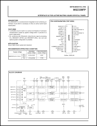 M52338FP datasheet: Interface IC for active matrix liquid crystal panel M52338FP