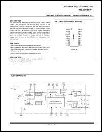 M62258FP datasheet: General purpose battery changer control IC M62258FP