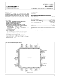 M65667FP datasheet: Picture-in-picture signal processor M65667FP