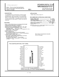 M65669SP datasheet: Picture-in-picture signal processor M65669SP