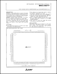 M65790FP datasheet: FBTC image data compression and decompression LSI M65790FP