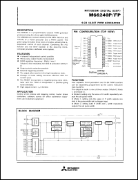 M66240FP datasheet: 4ch 16-bit PWM generator M66240FP