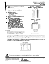 SN74AHC174D datasheet:  HEX D-TYPE FLIP-FLOPS WITH CLEAR SN74AHC174D