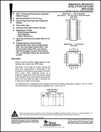 SN74AHC273DGVR datasheet:  OCTAL D-TYPE FLIP-FLOPS WITH CLEAR SN74AHC273DGVR