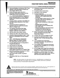 TMS320VC549PGE-100 datasheet:  DIGITAL SIGNAL PROCESSOR TMS320VC549PGE-100