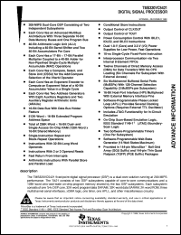 TMX320VC5421PGE200 datasheet:  DIGITAL SIGNAL PROCESSOR TMX320VC5421PGE200