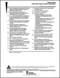 TMX320VC5409PGE100 datasheet:  DIGITAL SIGNAL PROCESSOR TMX320VC5409PGE100