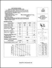 2N6547 datasheet: 400 V, NPN silicon power transistor 2N6547