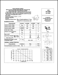 MJ10006 datasheet: 450 V, NPN silicon power darlington transistor MJ10006