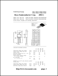 TIP32 datasheet: 40 V, PNP plastic power transistor TIP32