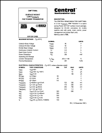 CMPT7090L datasheet: PNP power  transistor CMPT7090L