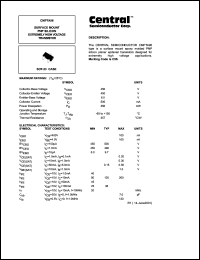 CMPTA96 datasheet: PNP silicon  extremely high voltage transistor CMPTA96