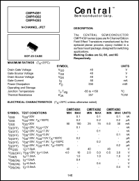 CMPF4392 datasheet: N-channel JFET CMPF4392