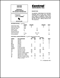 CMST5089 datasheet: 30 V,  super-mini NPN silicon transistor CMST5089