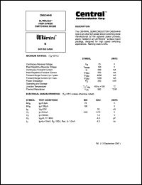 CMUD4448 datasheet: 75 V,  ulta-mini  high speed switching diode CMUD4448