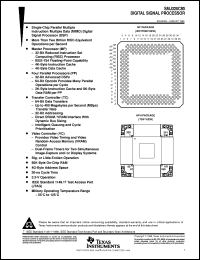 5962-9679101QXA datasheet:  DIGITAL SIGNAL PROCESSOR 5962-9679101QXA