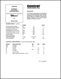 CMOD4448 datasheet: High speed switching diode CMOD4448