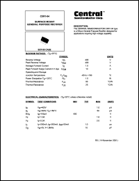 CXR1-04 datasheet: 400 V, surface mount general purpose rectifier CXR1-04