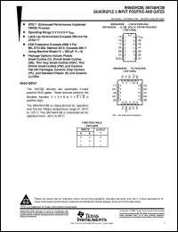 SNJ54AHC08FK datasheet:  QUADRUPLE 2-INPUT POSITIVE-AND GATES SNJ54AHC08FK