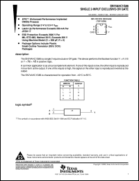 SN74AHC1G86DBVR datasheet:  SINGLE 2-INPUT EXCLUSIVE-OR GATE SN74AHC1G86DBVR