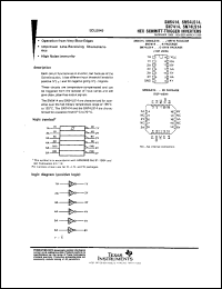 SN5414J datasheet:  HEX SCHMITT-TRIGGER INVERTERS SN5414J