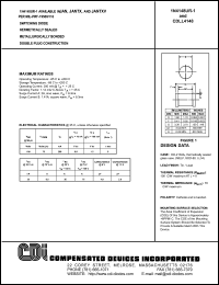 1N4148UR-1 datasheet: 100 volt zener diode 1N4148UR-1