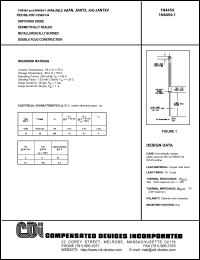 1N4454 datasheet: 75 volt switching diode 1N4454