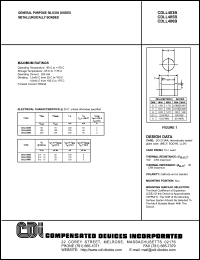 CDLL483B datasheet: General purpose silicon diode CDLL483B