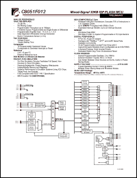 C8051F012 datasheet: Mixed-signal 32KB ISP flash MCU C8051F012