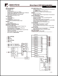 C8051F016 datasheet: Mixed-signal 32KB ISP flash MCU C8051F016