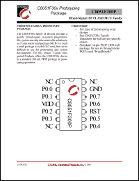 C8051F300P datasheet: Mixed-signal ISP flash MCU C8051F300P