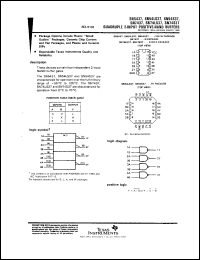 SNJ5437W datasheet:  QUADRUPLE 2-INPUT POSITIVE-NAND BUFFERS SNJ5437W