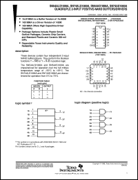 JM38510/38401BCA datasheet:  QUAD 2 INPUT WITH OC OUTPUTS JM38510/38401BCA