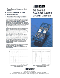 DLD-88b datasheet: Pulsed laser diode driver DLD-88b