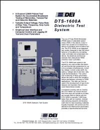 DTS-1600A datasheet: Dielectric test system DTS-1600A